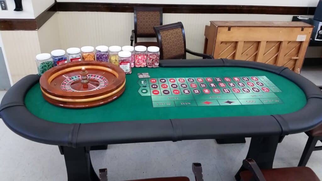 Casino Night Corporate Roulette Table